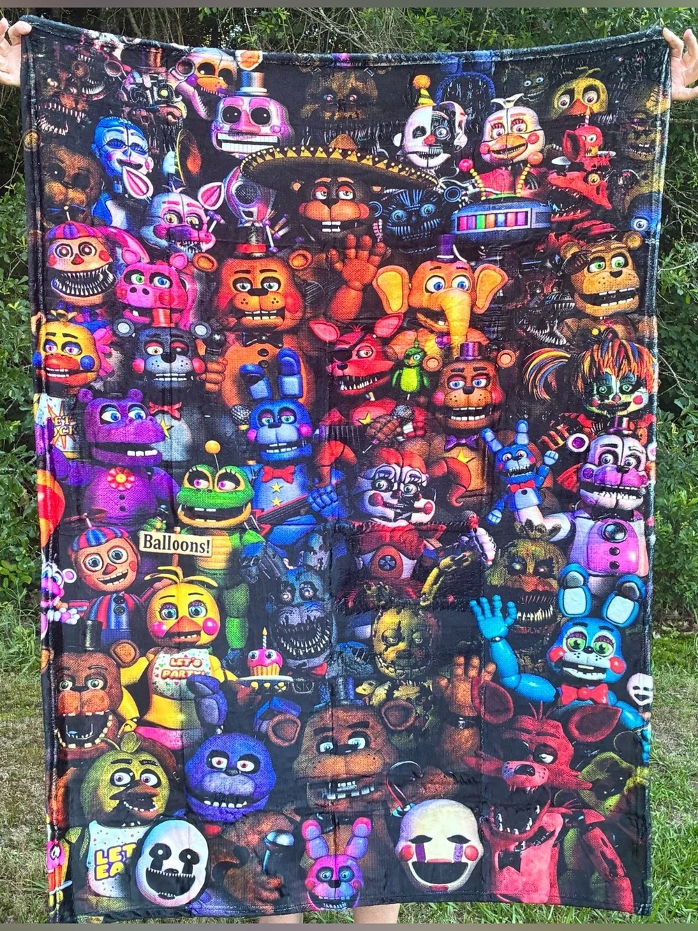 NEW Five Nights at Freddy's Throw Blanket